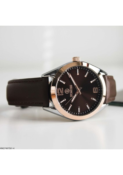 HM27497S01-4 Deri Kordonlu Erkek Kol Saati