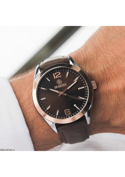 HM27497S01-4 Deri Kordonlu Erkek Kol Saati indirimleri