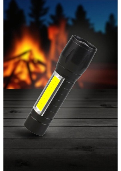 Flaşörlü Şarjlı Çok Fonksiyonlu El Feneri modelleri