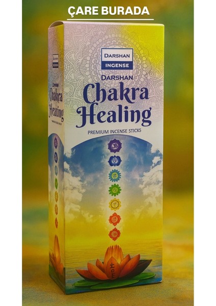 Darshan Incense - Chakra Healing 20'li Çubuk Tütsü
