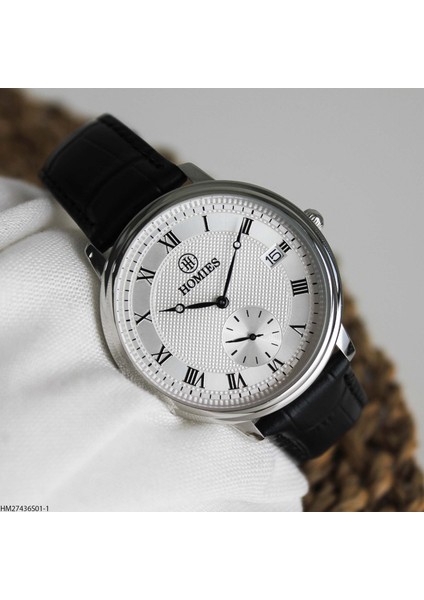 HM27436S01-1 Deri Kordonlu Erkek Kol Saati