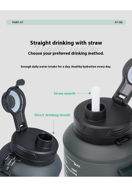 Büyük Kapasiteli 2 Litrelik Su Şişesi Katlanabilir Silikon Pipetli Su Şişesi Darbeye Dayanıklı, Kullanılabilen Açık Hava Kamp Sporları Bardağı (Yurt Dışından) indirimleri