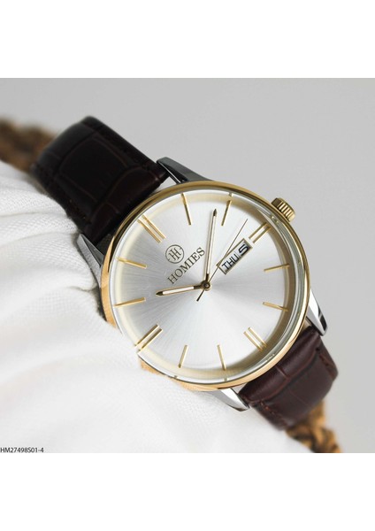 HM27498S01-4 Deri Kordonlu Erkek Kol Saati modelleri