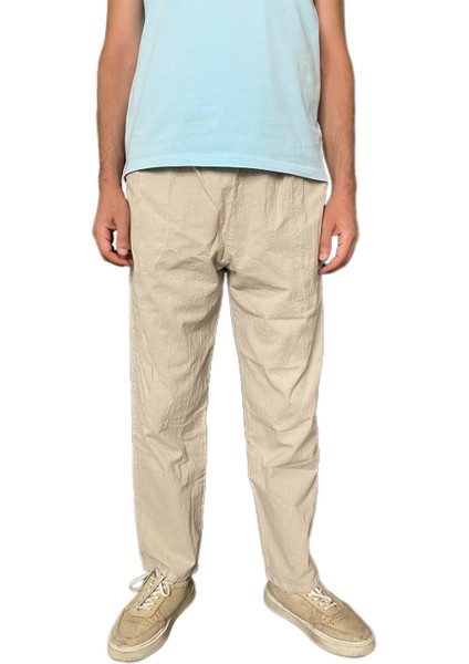 %100 Pamuk, Keten Kumaştan Beli Lastikli ve Bağcıklı Erkek Pantolon(Solma ve Çekme Yapmaz) indirimleri