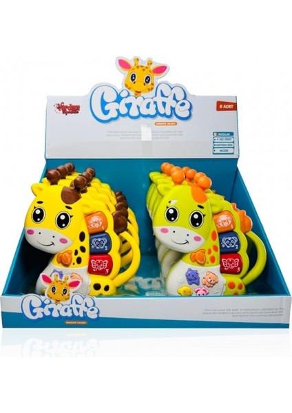 Işıklı ve Müzikli Zürafa Bebek Piyanosu