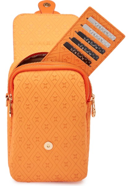 Turuncu Print Kadın Çapraz Askılı Çanta - S25Y1PR09150-V3F fırsatları