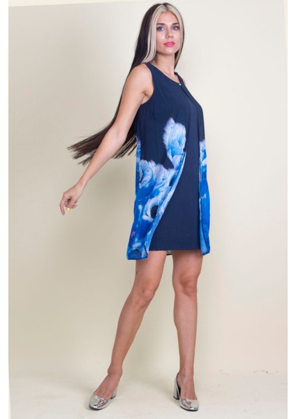 Şifon Detaylı Elbise