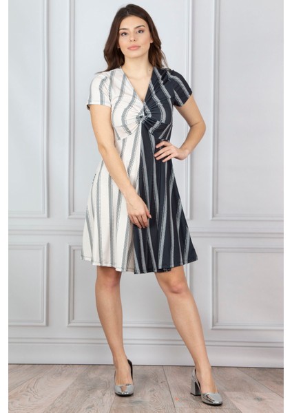 Kadin Kemik Göğüs Detayli Elbise 26N14304 fırsatları