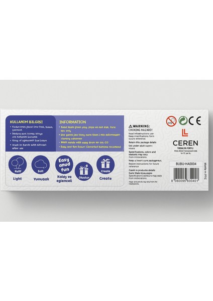 Köpük Hamur Sticky Nano 6X10 gr Kurumayan Renkli Oyun Hamuru Seti – 6 Renk modelleri