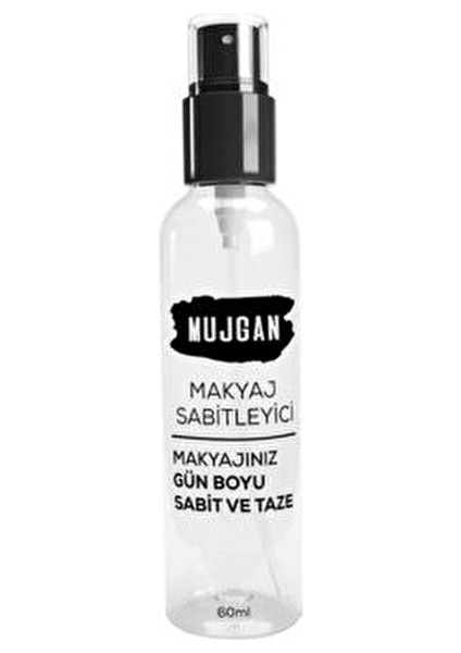 Makyaj Sabitleyici 60 ml Şeffaf Ambalaj Tüm Cilt Tipleri için Uzun Süreli Etki