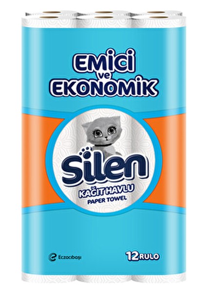 Kağıt Havlu 48 Rulo 12'li Paket 2 Katlı Endüstriyel ve Ev Kullanımına Uygun indirimleri