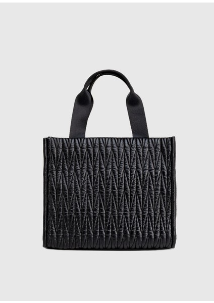 Suni Deri Kolon Saplı Fermuarlı Nikel Aksesuarlı El Çantası