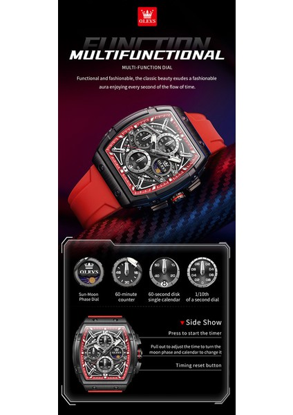 Erkek Kol Saatleri Erkekler Izle Tam Otomatik Kuvars Silikon Kayış Şarap Namlu Şeklinde Saat (Yurt Dışından) fırsatları