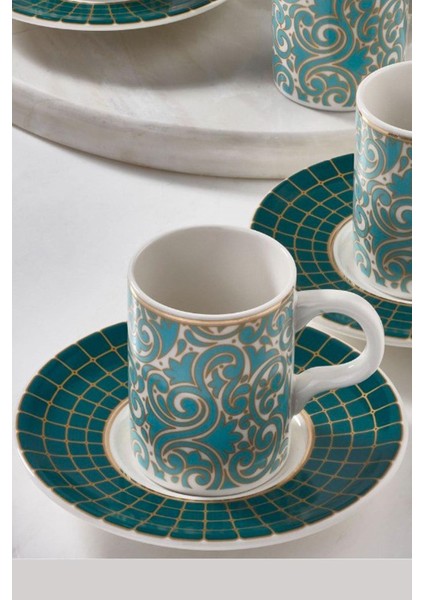 Porselen Camelia 6 Kişilik 12 Parça Kahve Fincan Takımı 100 cc fiyatları