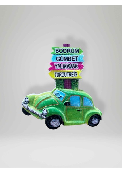 Bodrum / Gümbet / Yalıkavak / Turgutreis Temalı Kabartmalı Polyester Magnet