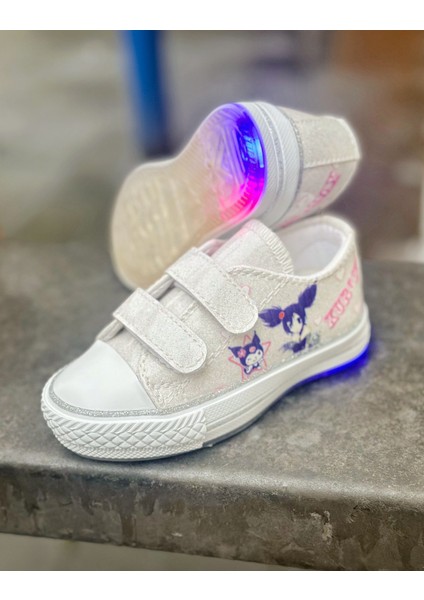 Kuromi Çocuk Convers, Kız Çocuk Günlük Ayakkabı, Işıklı Çocuk Ayakkabı (31-35 Numara Aralığı Işıksızdır)