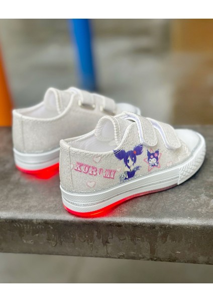 Kuromi Çocuk Convers, Kız Çocuk Günlük Ayakkabı, Işıklı Çocuk Ayakkabı (31-35 Numara Aralığı Işıksızdır) fırsatları