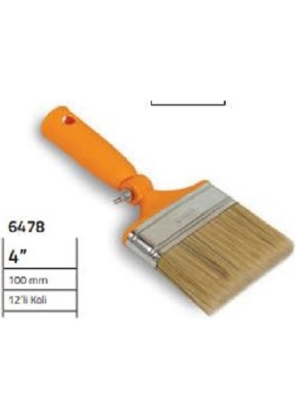 Kestirme Robot Fırça 4 No (100 Mm)