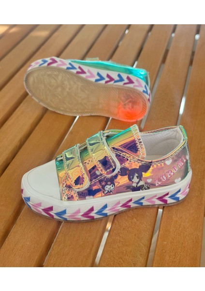 Kuromi Çocuk Convers, Kız Çocuk Günlük Ayakkabı, Işıklı Çocuk Ayakkabı (31-35 Numara Aralığı Işıksızdır)