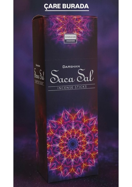 Darshan Incense - Saca Sal 20'li Çubuk Tütsü