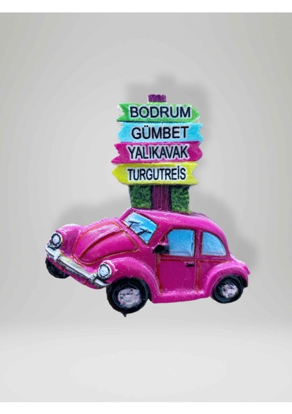 Bodrum / Gümbet / Yalıkavak / Turgutreis Temalı Kabartmalı Polyester Magnet