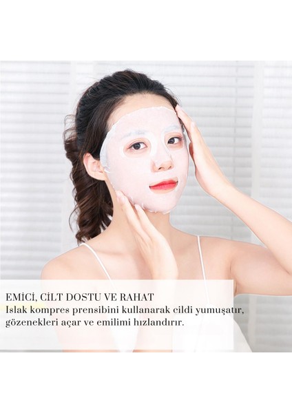 Tek Kullanımlık Pamuk Yüz Bakım Maskesi Yüz Yogası 10 'lu Maske fiyatları