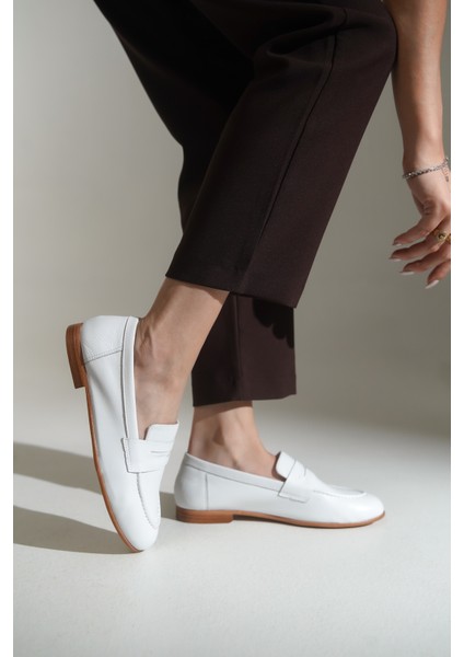 Deri Kadın Loafer