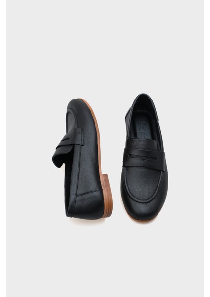 Deri Kadın Loafer