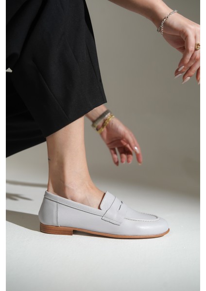 Deri Kadın Loafer