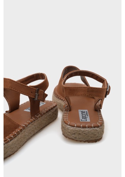 Brigid Bilekten Bantlı Burnu Açık Kadın Espadril