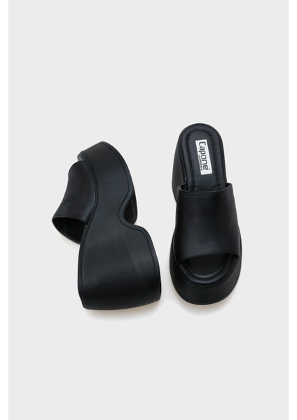 Lena Yüksek Dolgu Topuk Kadın Terlik