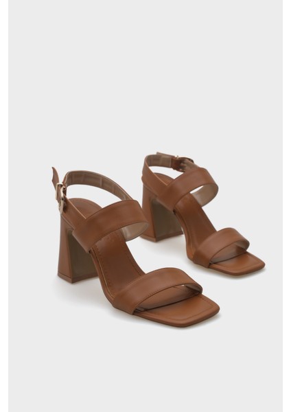 Tina Orta Topuklu Çift Bantlı Kadın Sandalet modelleri