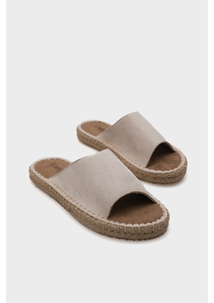Bunny Tek Bantlı Kadın Espadril Terlik modelleri