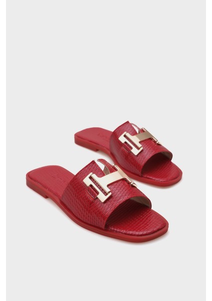 Kadın H Gold Tokalı Terlik