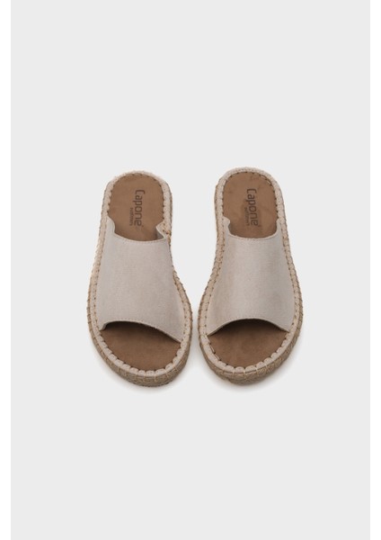 Tek Bantlı Kadın Espadril Terlik
