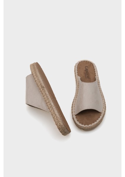 Tek Bantlı Kadın Espadril Terlik