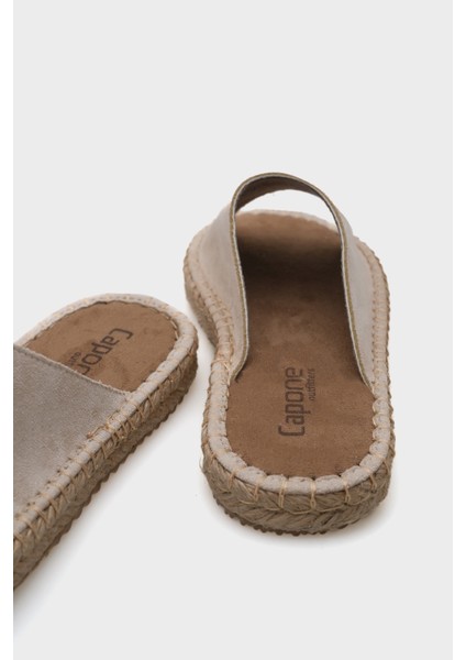 Tek Bantlı Kadın Espadril Terlik