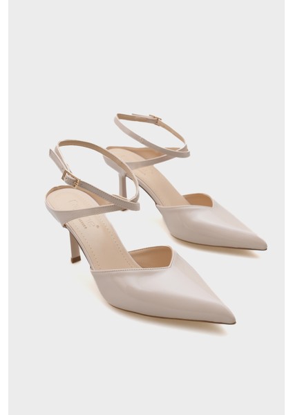 Tiff Sivri Burunlu Orta Topuklu Bilekten Bantlı Kadın Ayakkabı modelleri