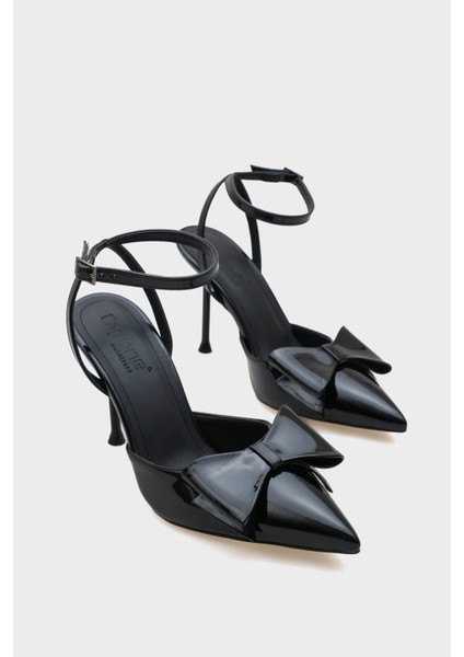 Rona Sivri Burunlu Fiyonlu Bilekten Bantlı Kadın Ayakkabı modelleri