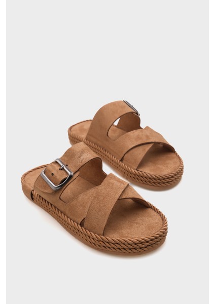 Angele Çapraz Bantlı Kadın Terlik modelleri