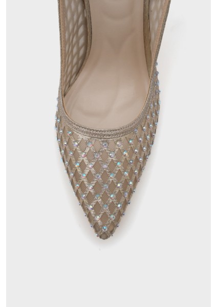 Taşlı Fileli Stiletto