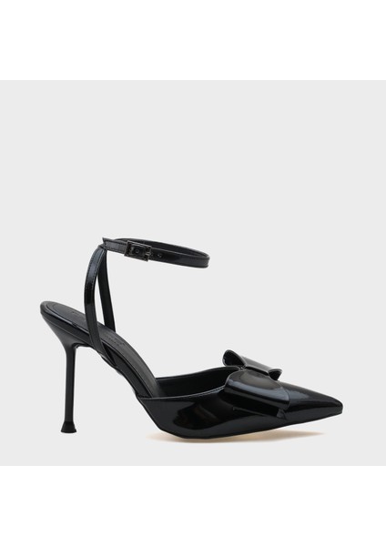 Rona Sivri Burunlu Fiyonlu Bilekten Bantlı Kadın Ayakkabı indirimleri