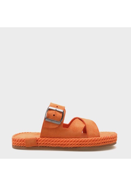 Angele Çapraz Bantlı Kadın Terlik indirimleri