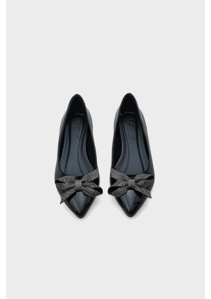 Sivri Burunlu Fiyonklu Taşlı Kadın Babet