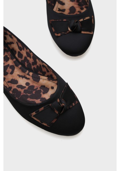 Aveline Saten Leopar Kadın Babet