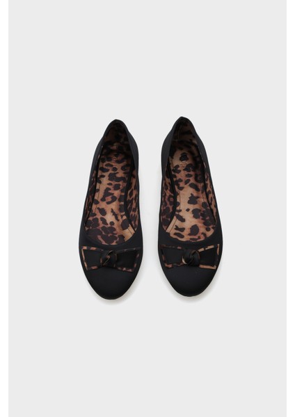 Aveline Saten Leopar Kadın Babet