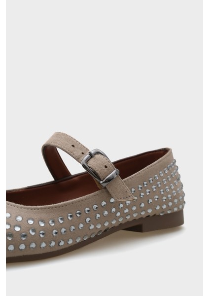 Kadın Tokalı Taşlı Mary Jane Babet