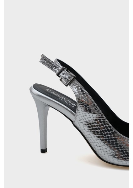 Arkası Açık Orta Topuklu Yumuşak Pedli Taban Kadın Ayakkabı