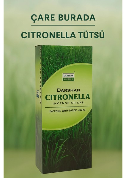 Darshan Incense - Citronella 20'li Çubuk Tütsü