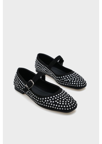 Kadın Tokalı Taşlı Mary Jane Babet modelleri